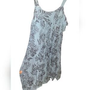 🌺 Roxy Navy Leaf Print Dress